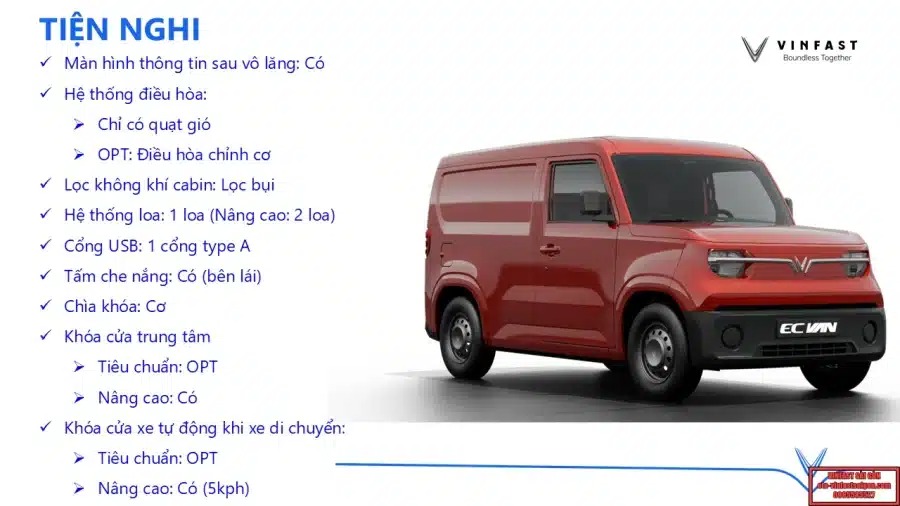 Giá Xe Vinfast EC Van 2025 - Xe Van Điện Chở Hàng Cỡ Nhỏ: Cập Nhật Bảng Giá Xe, Chương Trình Khuyến Mãi, Thông Số Kỹ Thuật & Các Thông Tin Chính Hãng Mới Nhất - 67 - VinFast Sài Gòn